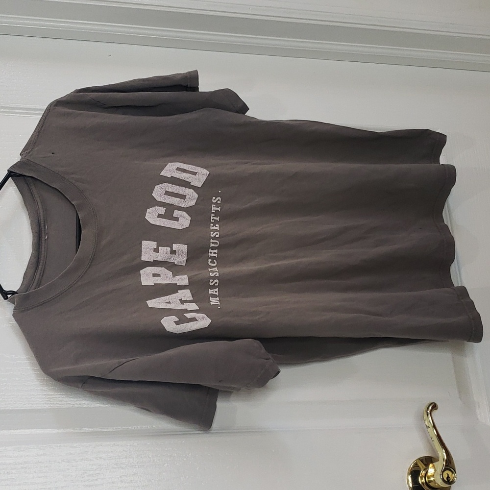 🤯3/$12 Cape Cod Massachusetts Gray T-Shirt Size Large